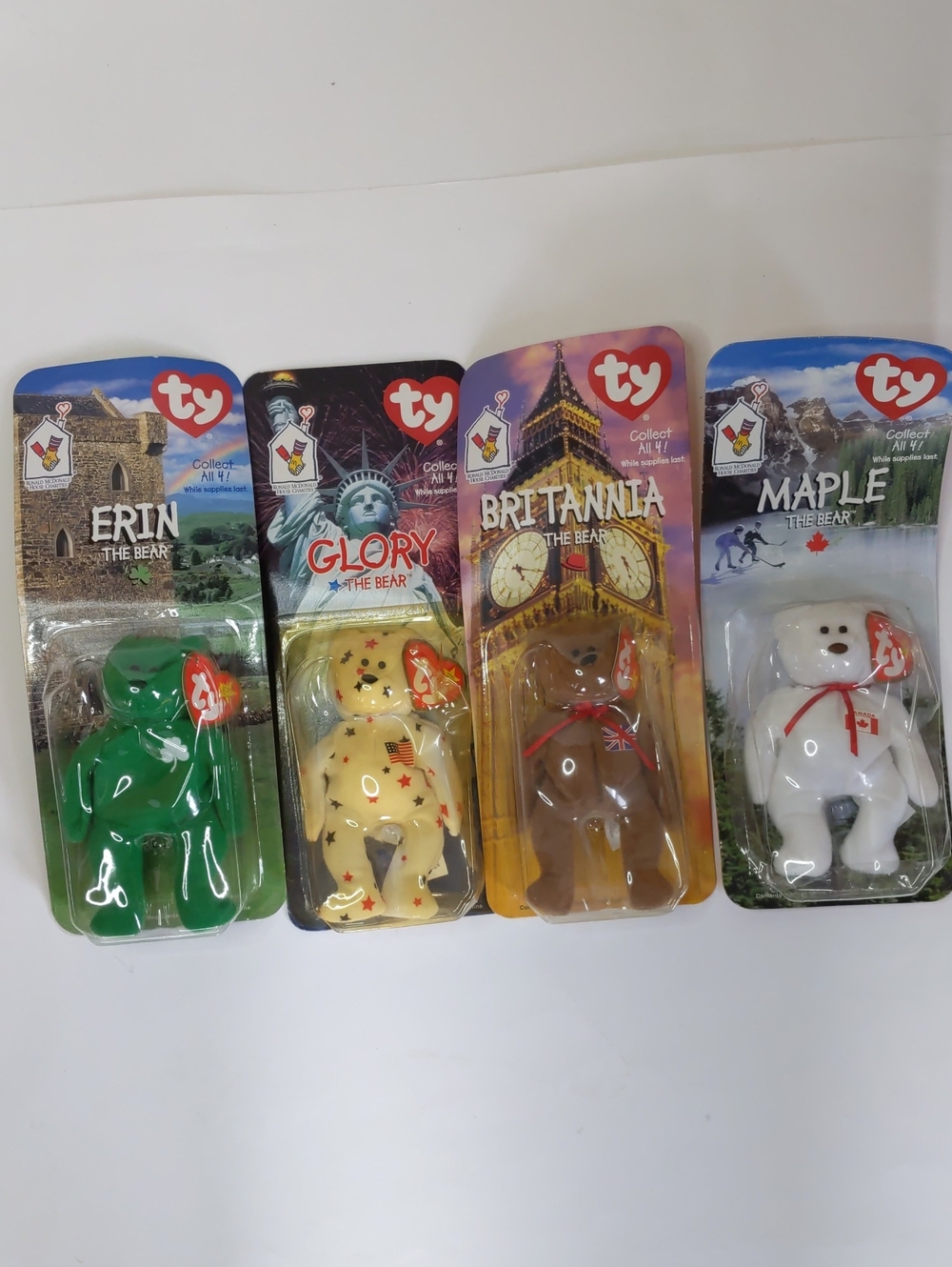 Ronald McDonald House Charities Ty Beanie Baby Set Of 4